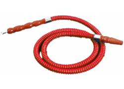 Σωλήνας Για Ναργιλέ Κόκκινος MD με Ξύλινα Επιστόμια - 100cm