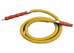 Σωλήνας Για Ναργιλέ Κίτρινος MD με Ξύλινα Επιστόμια - 100cm