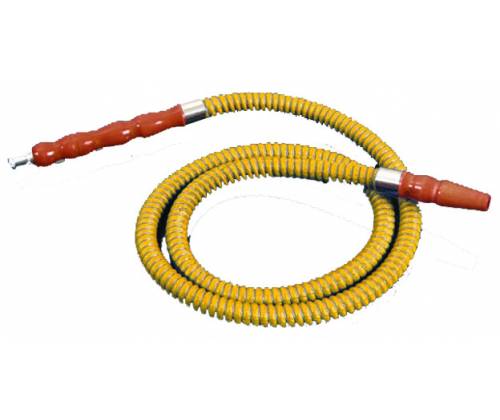 Σωλήνας Για Ναργιλέ Κίτρινος MD με Ξύλινα Επιστόμια - 100cm - Τιμή: 2,50€