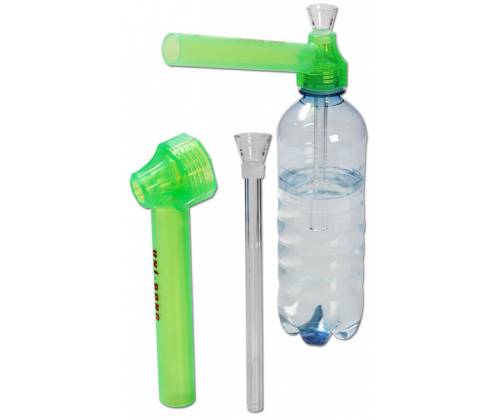 Uni-Bong (Πράσινο):: Μετατρέψτε Οποιοδήποτε Μπουκάλι σε Bong - Τιμή: 6,25€