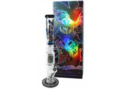 Γυάλινο Bong IN BOX Black Leaf Percolator  | Valhalla 50cm