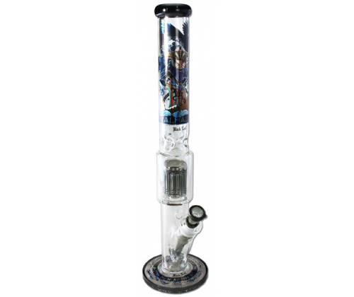 Γυάλινο Bong IN BOX Black Leaf Percolator  | Valhalla 50cm - Τιμή: 129,00€
