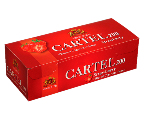 Cartel Άδεια Τσιγάρα - Φράουλα 200τεμ. - Τιμή: 1,40€