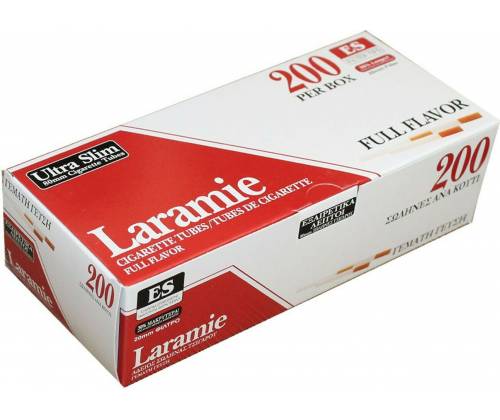 Laramie Άδεια Τσιγάρα Slim - 200τεμ. - Τιμή: 1,55€