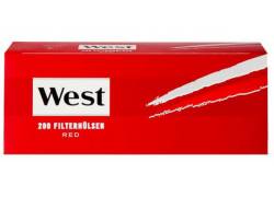 West Empty Cigarettes Red - 200pcs.
