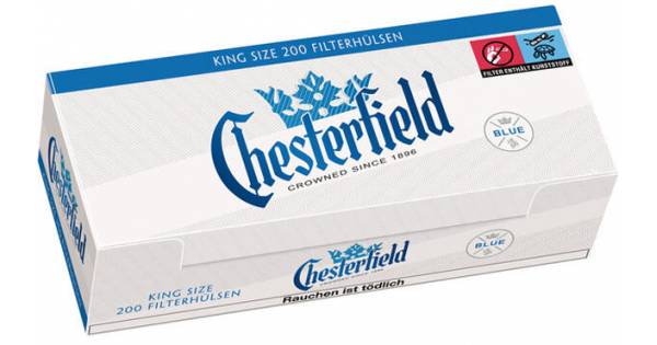 chesterfield blue ks cigarettes www.Smokers.gr | Chesterfield Empty Cigarettes Blue - 200pcs