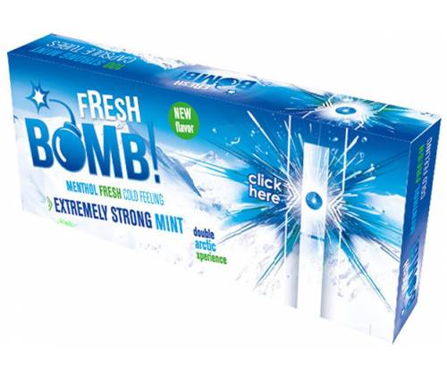 Fresh Bomb Άδεια Τσιγάρα Click Tubes Artic Mint - 100τεμ. - Τιμή: 3,60€