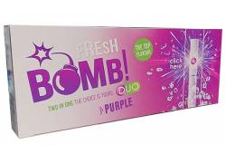 Fresh Bomb Empty Cigarettes Click Tubes Berry Mint - 100pcs.