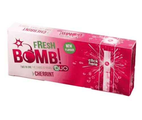 Fresh Bomb Άδεια Τσιγάρα Click Tubes Cherry Mint - 100τεμ. - Τιμή: 3,60€