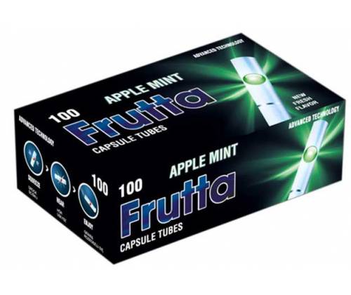 Frutta Άδεια Τσιγάρα Click Tubes Μήλο-Μέντα - 100τεμ. - Τιμή: 3,40€