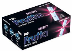 Frutta Empty Cigarettes Click Tubes Cherry - 100pcs.