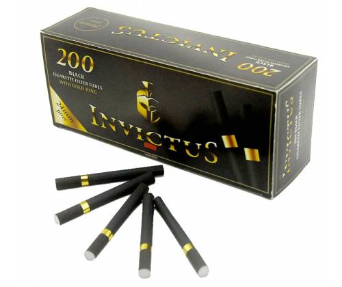 Invictus Black Αδεια Τσιγάρα με Φίλτρο 24mm - 200τεμ. - Τιμή: 2,40€
