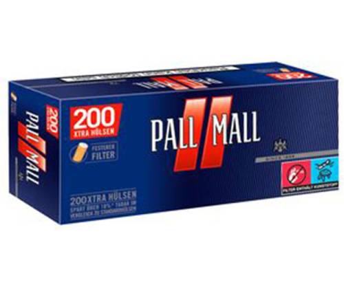 Pall Mall Xtra Full Flavor Empty Cigarettes Red - 200pcs - Price: 2,50€