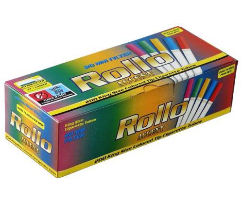 Rollo Accent Άδεια Τσιγάρα με Χρωματιστή Γόπα - 200τεμ. - Τιμή: 2,30€