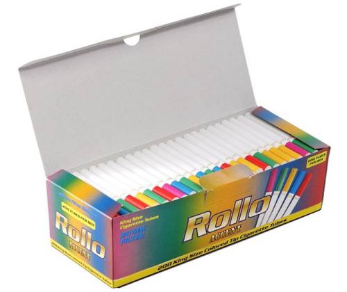 Rollo Accent Άδεια Τσιγάρα με Χρωματιστή Γόπα - 200τεμ. - Τιμή: 2,30€