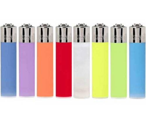 Clipper Αναπτήρας Μεγάλος Transparent - Διάφανος Διάφορα Χρώματα - Τιμή: 1,30€