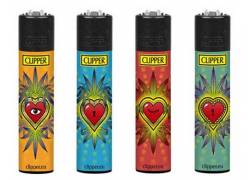 Clipper Αναπτήρας Μεγάλος - Ganja Hearts
