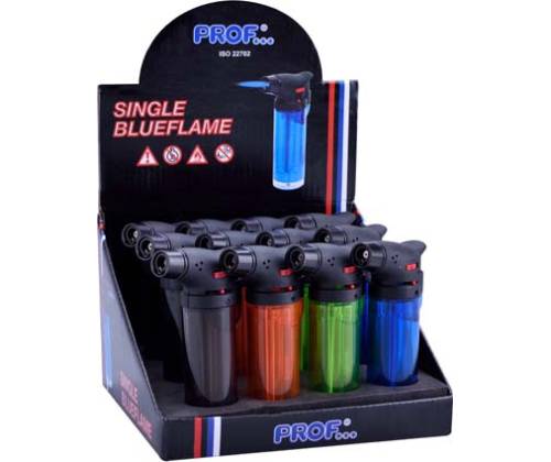 Prof Αναπτήρας Αντιανεμικός - Mega Easy Torch Διάφανος - Τιμή: 3,40€