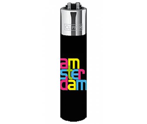 Αναπτήρας Πέτρας Clipper Μεγάλος - AMS-TER-DAM -  Price: 1,30€