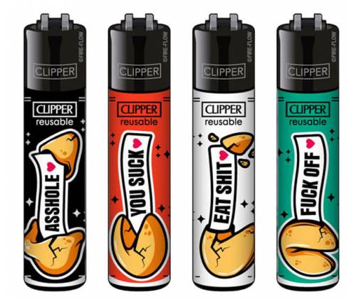 Clipper Αναπτήρας Μεγάλος - Fortune Cookies (Ειδική Εκδοση 18+) - Τιμή: 1,70€
