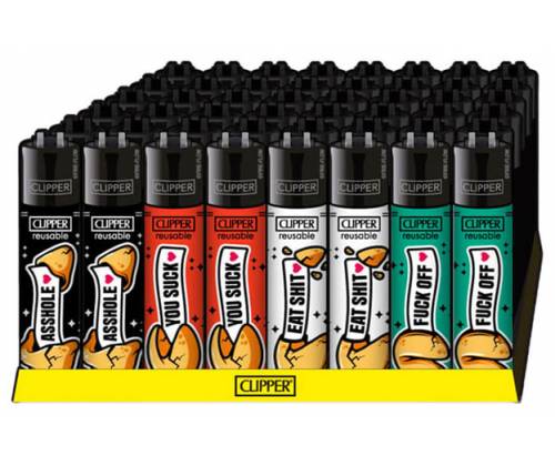 Clipper Αναπτήρας Μεγάλος - Fortune Cookies (Ειδική Εκδοση 18+) - Τιμή: 1,70€