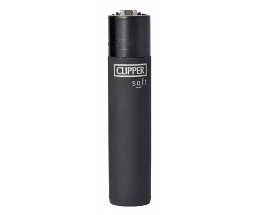 Αναπτήρας Πέτρας Clipper Μεγάλος - Μαύρο Soft - Τιμή: 1,30€