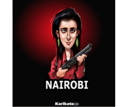 Αναπτήρας Πέτρας La Casa de Papel - Nairobi (Karikature) -  Price: 0,90€
