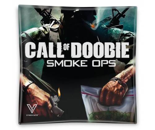 V-Syndicate Γυάλινο Τασάκι - Σχέδιο Call of Doobie - Τιμή: 8,90€