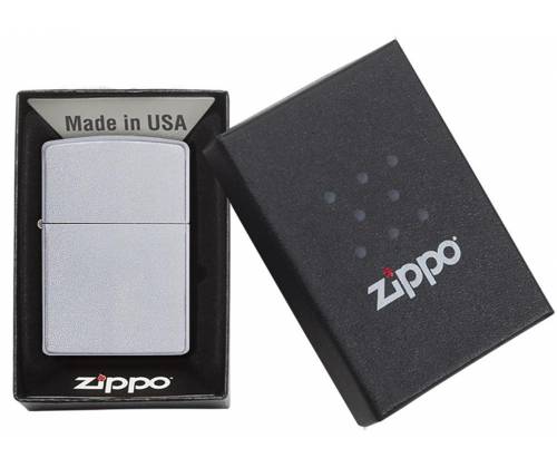 ZIPPO Lighter - 205 Satin Chrome - Price: 19,70€