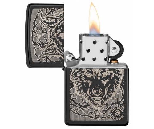 ZIPPO Lighter - 49443 Anne Stokes Wolf Design -  Price: 46,50€