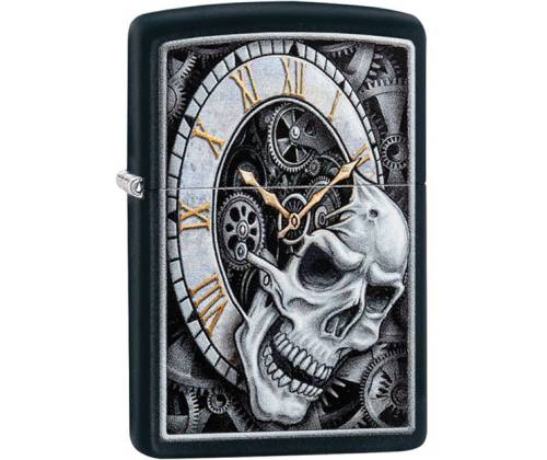 ZIPPO Αναπτήρας - Skull Clock - Τιμή: 59,90€