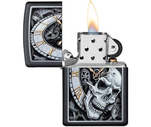 ZIPPO Αναπτήρας - Skull Clock - Τιμή: 59,90€