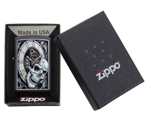 ZIPPO Αναπτήρας - Skull Clock - Τιμή: 59,90€