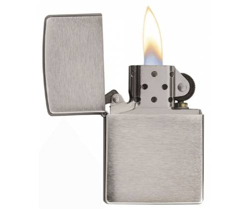 ZIPPO Lighter - 200 Brushed Chrome -  Price: 21,50€