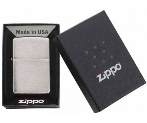 ZIPPO Lighter - 200 Brushed Chrome -  Price: 21,50€