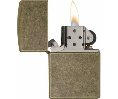 ZIPPO Αναπτήρας - 201FB Antique Brass Plate -  Price: 35,90€