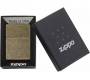 ZIPPO Αναπτήρας - 201FB Antique Brass Plate -  Price: 35,90€