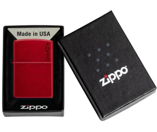 ZIPPO Lighter - 21063ZL Candy Apple Red With Zippo Logo - Price: 33,90€