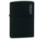 ZIPPO Αναπτήρας - 218 ZL Black Matt Με Λογότυπο Zippo - Τιμή: 31,30€