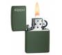 ZIPPO Lighter - 221ZL Green Matte With Zippo Logo -  Price: 30,90€