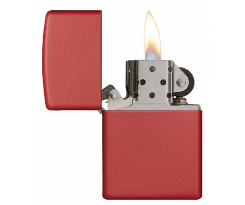 ZIPPO Lighter - 233 Red Matte -  Price: 26,50€