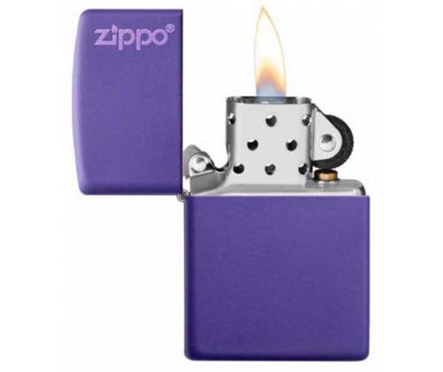 ZIPPO Lighter - 237 ZL Purple Matte With Zippo Logo -  Price: 30,80€