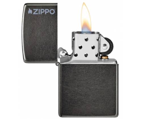 ZIPPO Αναπτήρας - 28378 Classic Grey με Λογότυπο Zippo - Τιμή: 31,50€
