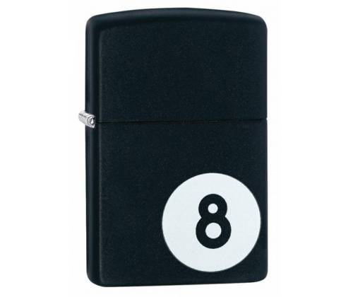 ZIPPO Αναπτήρας - Black Matte 8-Ball 28432 - Τιμή: 32,90€