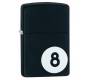 ZIPPO Αναπτήρας - Black Matte 8-Ball 28432 - Τιμή: 32,90€