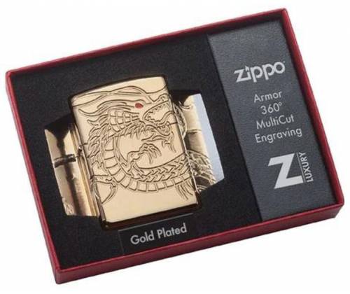 ZIPPO Αναπτήρας - Armor® Chinese Dragon Gold Plated (29265) - Τιμή: 259,00€