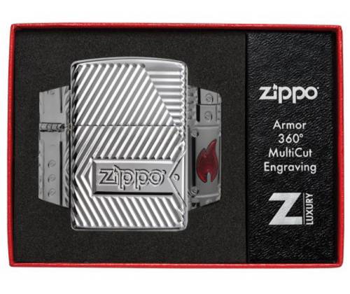 ZIPPO Αναπτήρας - 29672 Bolts® Geometric 360 Design -  Price: 135,90€