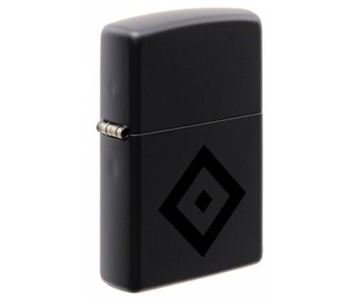ZIPPO Αναπτήρας - Black Matt / Black Rhombus - Τιμή: 58,50€