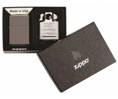ZIPPO Αναπτήρας - 150 Black Ice & Pipe Insert 29789 -  Price: 49,90€