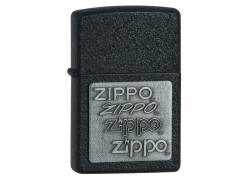 ZIPPO Αναπτήρας - 363 Zippo Logo Ασημί